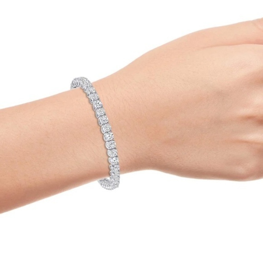 New 925 Sterling Silver 4mm Tennis Bracelet 7” or 7.5” inches